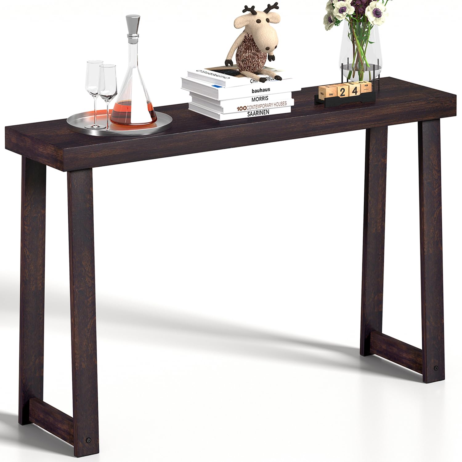 Amazon.com: Solid Wood Console Table (46.25x12x32in